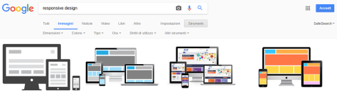 opzioni ricerca google immagini versione desktop